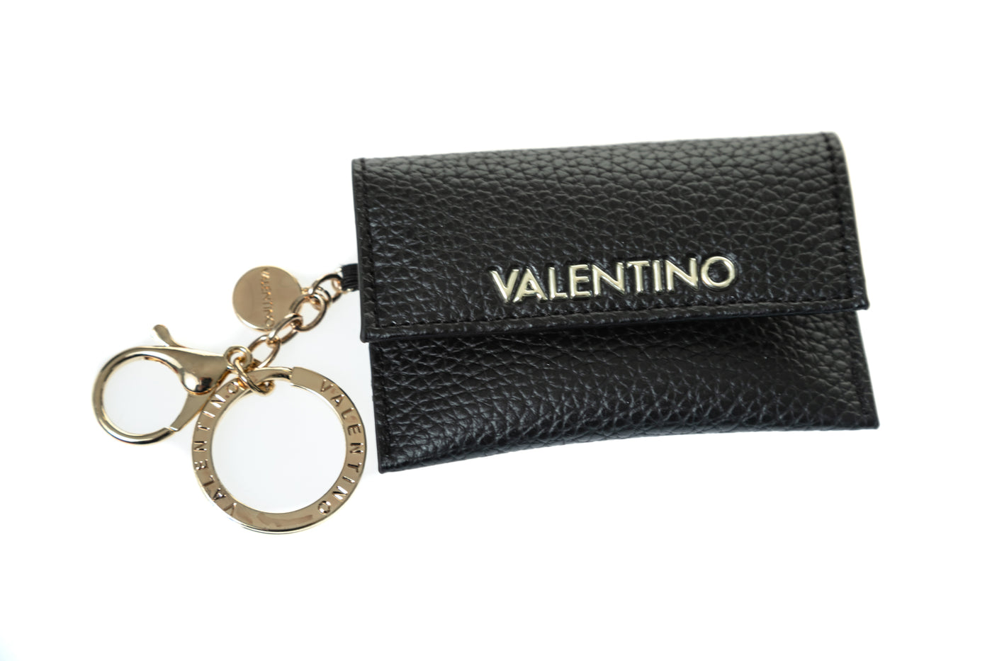 Valentino Bags Grass Coin Ladies Keyring in Black