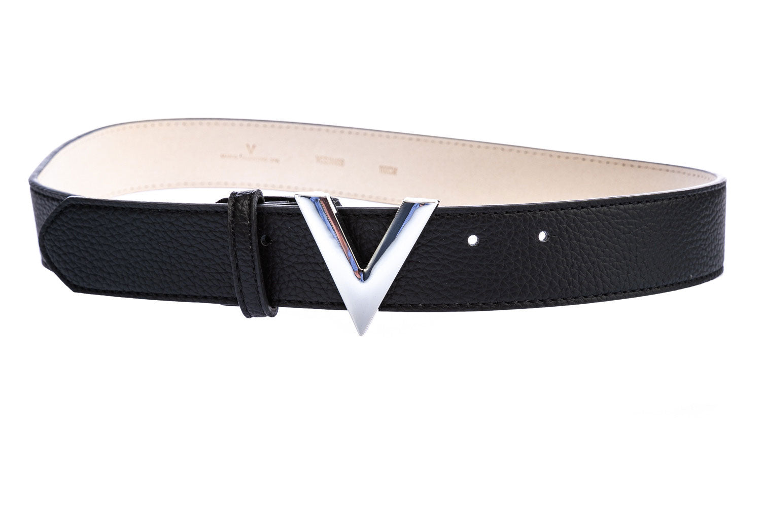Mario valentino black belt on sale