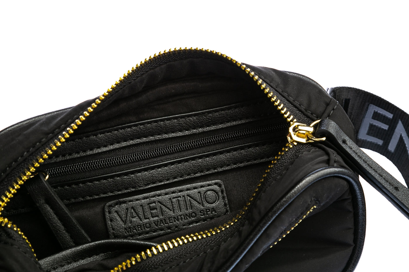 Valentino by Mario Valentino Registan Ladies Bum Bag in Black